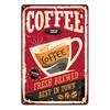 Vintage Coffee Bar Metal Tin Signs Decor Wall Art Sign Posters Wall Decoration Coffee Plaque Sign Cafe