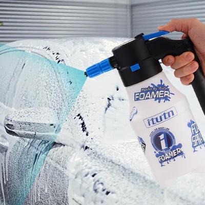 1.5L Electric Foam Sprayer Car Wash High Pressure Spray Cleaning Foam Foam Rechargeable Car Efficient USB Generator Fine Ca P5D5