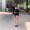 Women's Polka Dot Halter Vest: Slim Fit, Sexy Mesh, Versatile Inner or Outer Layer, Slightly Transparent, Perfect for Summer.