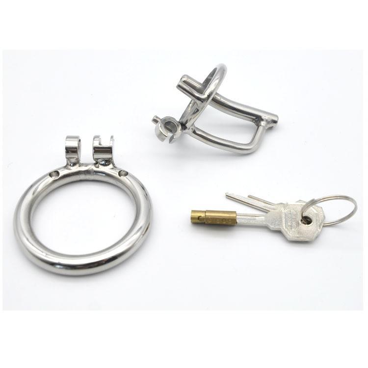 304 Stainless Steel Urethral Chastity Cage Male CB Lock 3 Ring Sizes Metal Catheter BDSM Training Restraint Adult Toy for Men