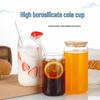 Creative Transparent Cola Glass: Stylish Cup for Beverages
