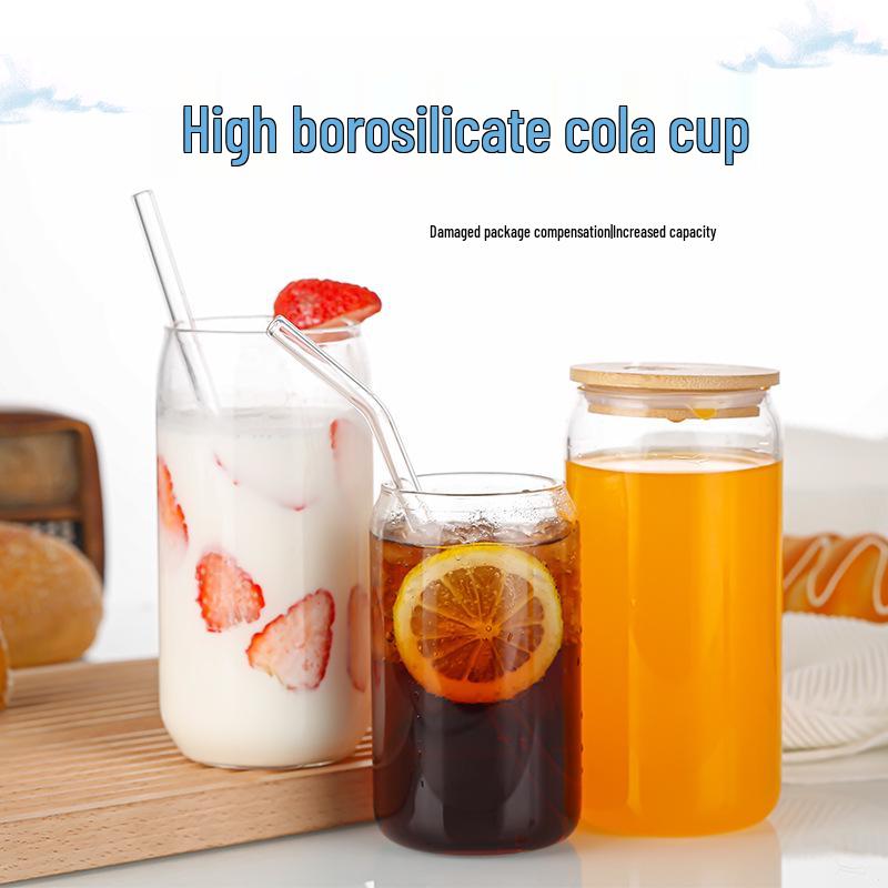 Creative Transparent Cola Glass: Stylish Cup for Beverages