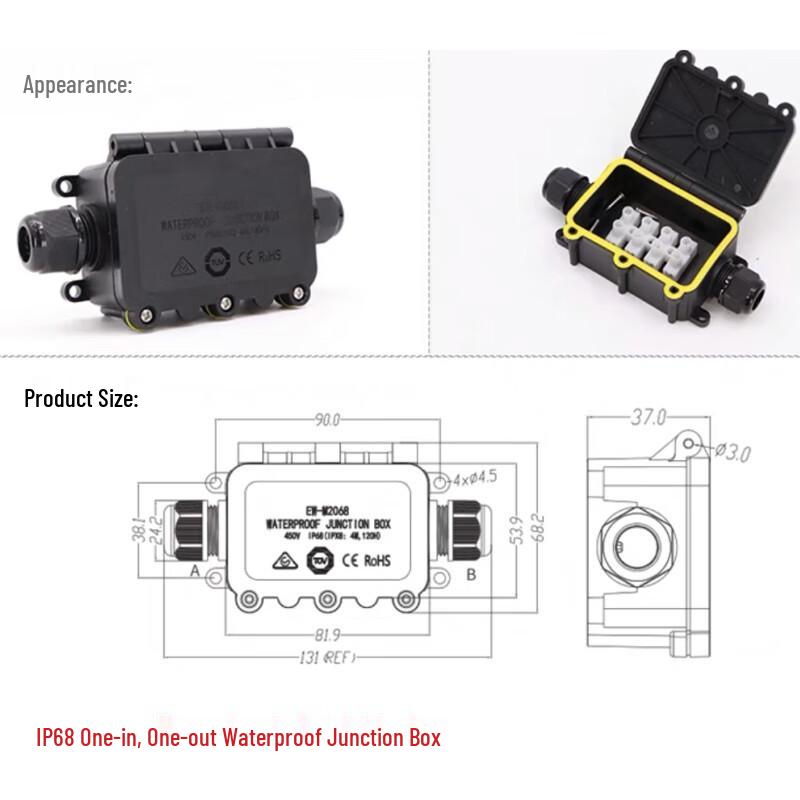 Meacon 80G Radar Level Meter with IP68 Waterproof Junction Box (CN Version)