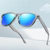 0 -0.5 -0.75 To -6.0 Colorful Lens Square Prescription Sunglasses Men Polasrized Fashion PC Frame Driving Myopia Spectacles Male