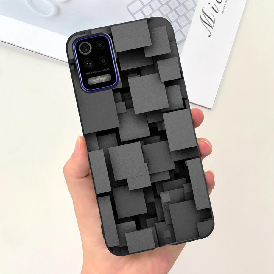 For LG K52 Q52 2020 Phone Case Soft Matte Silicone Capa For LGK52 LGQ52 2020 Funda Goothic Style Cartoon Back Cover Cute Pattern