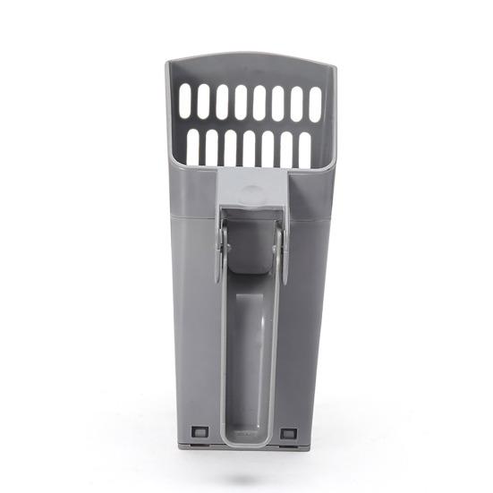 Cat Litter Scooper with Waste Can Pet Waste Scoop Cat Litter Shovel Hand Sifting Shovel with Trash Bag Holder for Indoor Cats Dogs
