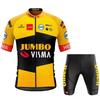 New Tour De France Cycling Suit Short-sleeved Suit Summer Men's and Women's Road Cycling Suit Breathable Bicycle Shirt