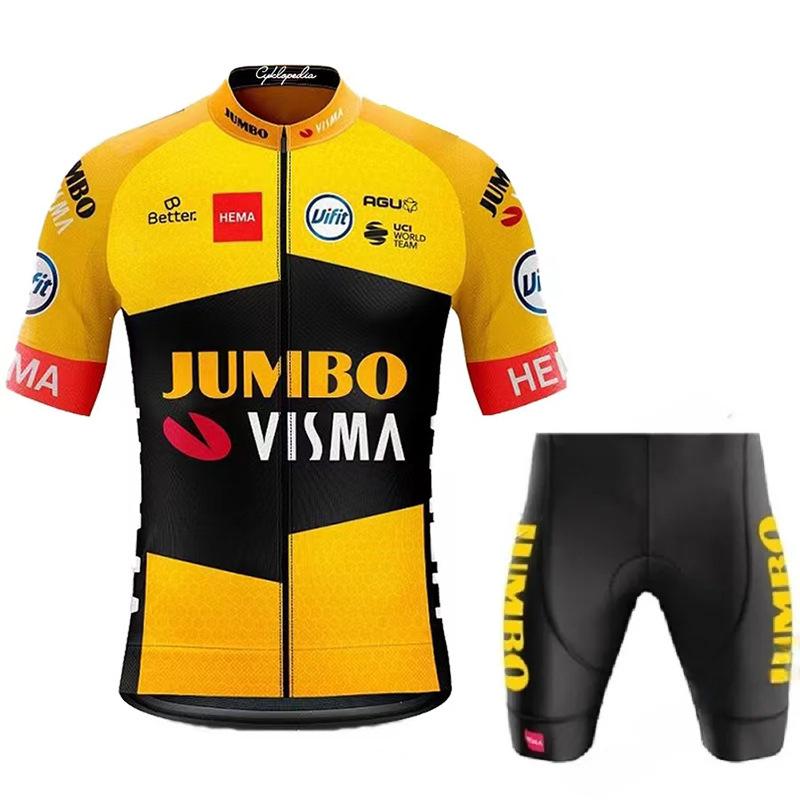 New Tour De France Cycling Suit Short-sleeved Suit Summer Men's and Women's Road Cycling Suit Breathable Bicycle Shirt