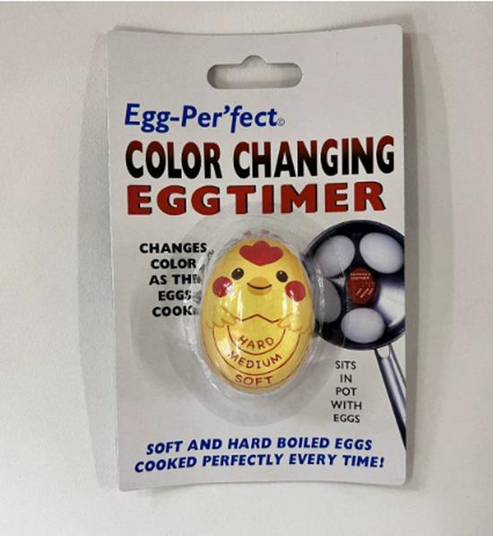 Mini Kitchen Egg Timer, Color-Changing for Egg Doneness, Multi-Color Available