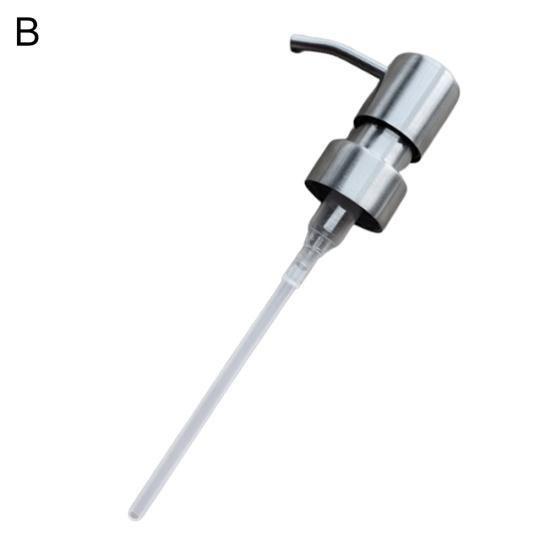 Erogatore di Sapone Liquido Schiumogeno in Acciaio Inossidabile Pompa Erogatrice Ugello Flacone Testa a Pressione