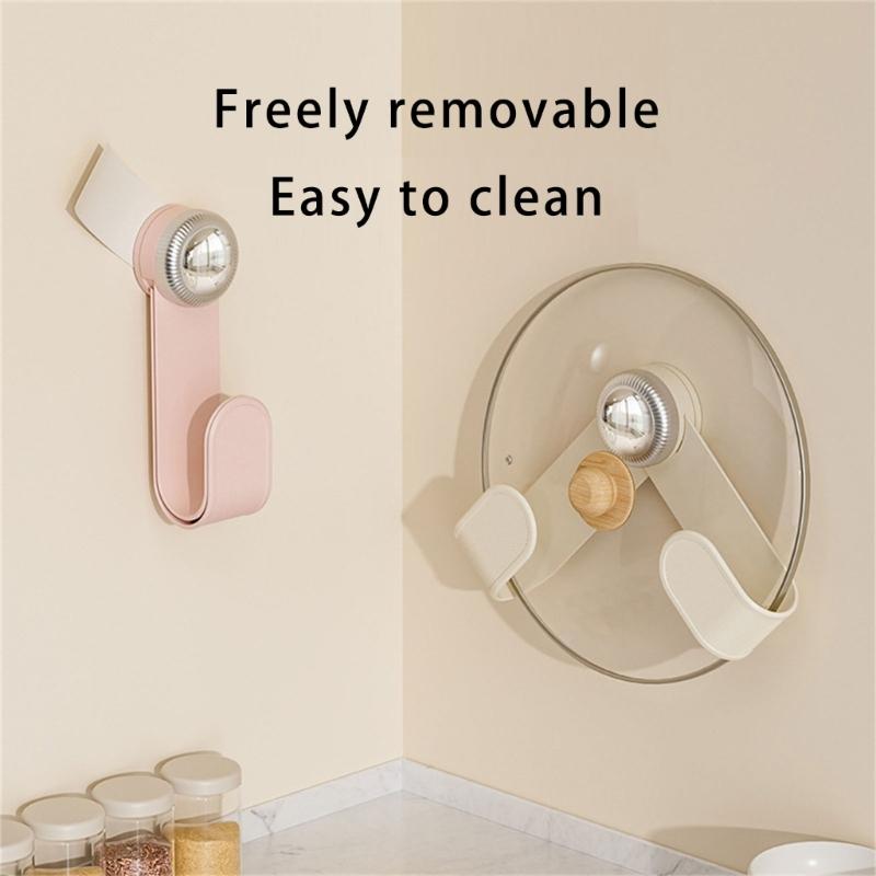 Without Drilling Kitchen Cabinet Lid Organizers With Adjustable Designs Home Accessory for Easy Installation Holder