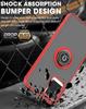 Magnetic Ring Holder TPU Bumper Shockproof Case For VIVO Y21 Y21S Y33S Y20 V21 V21E Y17 Y15 Y12 Y11 Matte Hard PC Back Cover