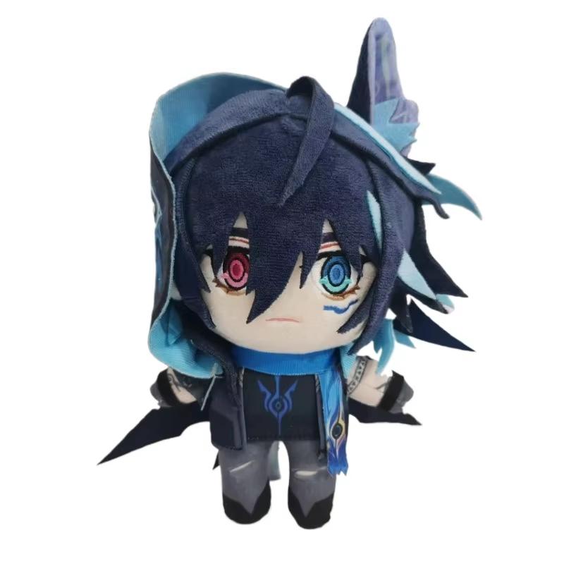 Anime Skirk Plush Doll Toy 20cm Genshin Impact Cosplay Cute Soft Stuffed Pillow Birthday Gift For Game Fans