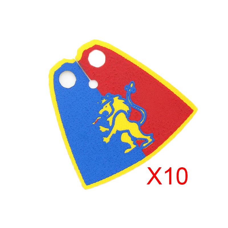 Medieval Knights Figures Accessories Building Blocks Officer Cloak Helmet Cape Armor Shield Black Eagle Red Lion Toys MOC Bricks