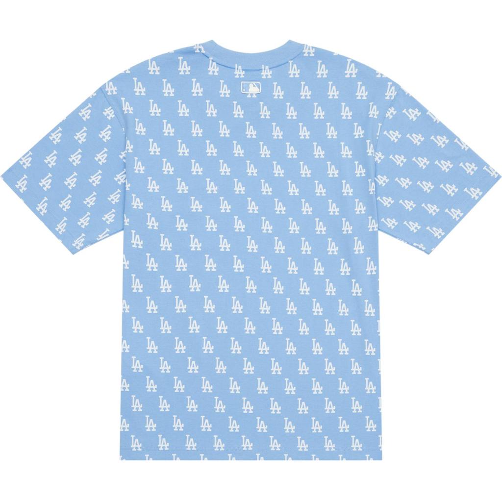 New MLB SS24 T Shirt Unisex Sky Blue 3ATSM1143-07SBS