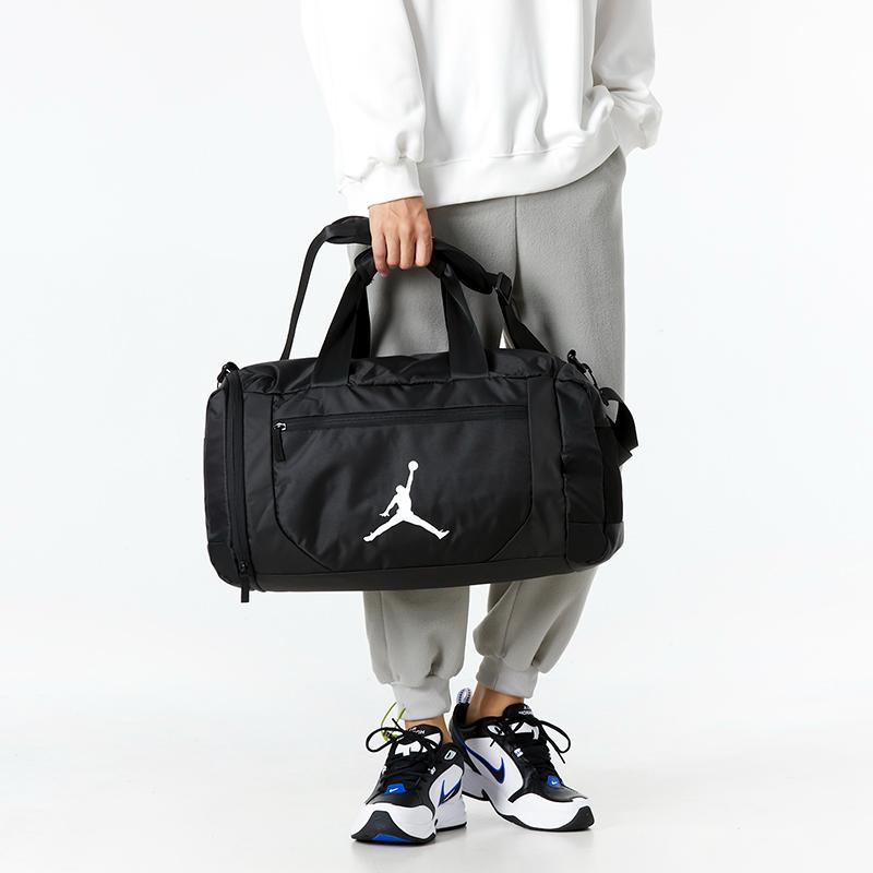 Jordan Polyester Gym Bag, Travel Bag, Luggage Bag Regular Unisex Black Jordan JD2233014TD-003