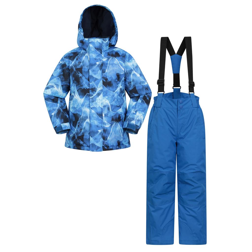 Mountain Warehouse Childrens/Kids Wave Pattern Ski Jacket & Trousers