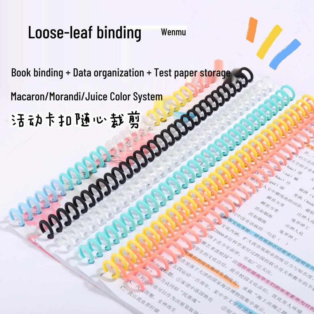 30-Loch A4 Kunststoff-Binderinge für Loseblatt