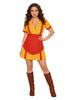 2 Broke Girls Retro Waitress Costume for Parties and Performances