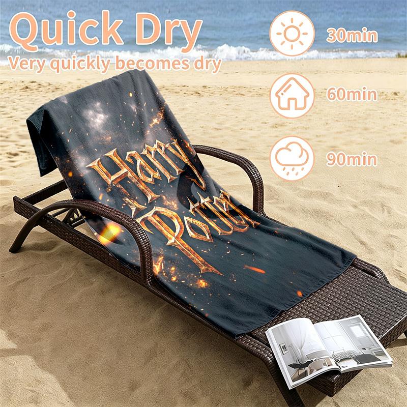 Harry Potter Beach towels also serve as bath towels summer essential a musthave for the outdoors the beach and the pool