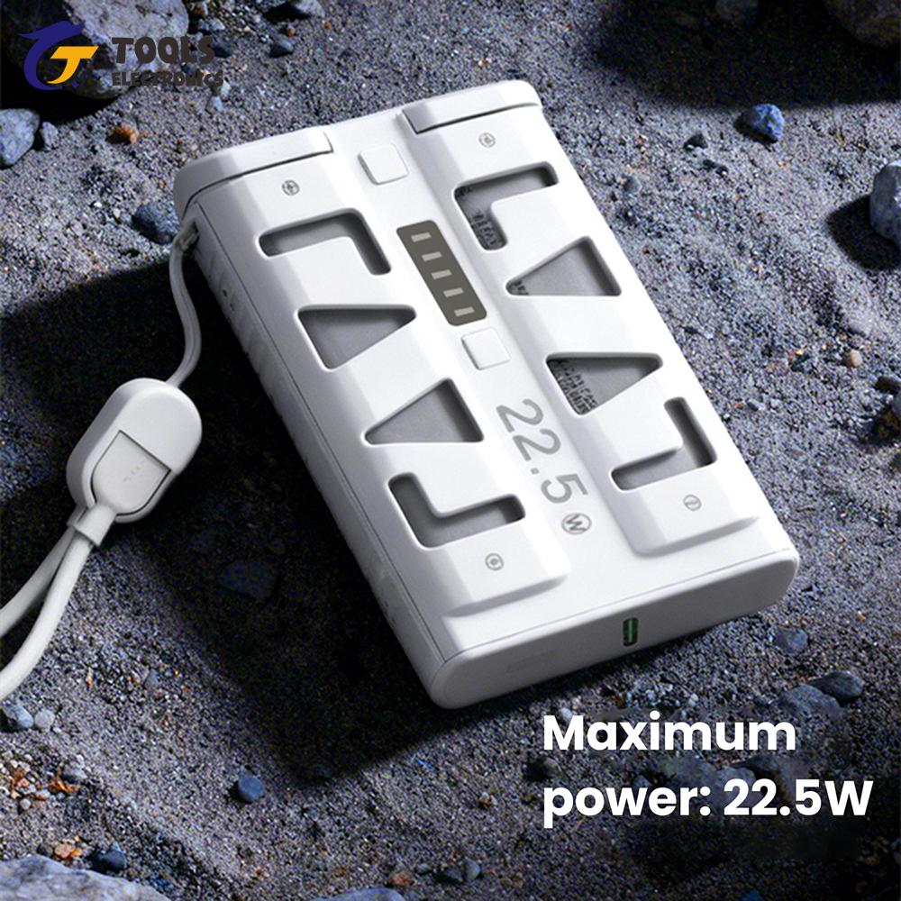 2*21700 Batteries DIY Power Bank Case Kit Fast Charging Dual Mode One-Click Battery Swap for Low Current Devices 22.5W