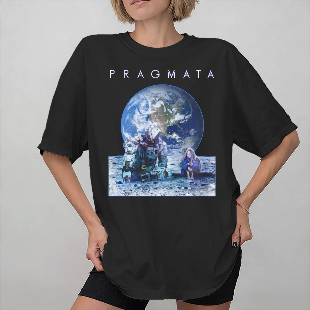 Pragmata Game 2026 Magliette Stampate Grafiche per Uomo e Donna Unisex 100% Cotone Maglietta Abbigliamento