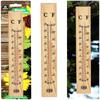 Tool Wooden Thermometer Outdoor Wooden 40cm X 7cm X 1cm Garden Décor Indoor Thermometer Exquisite High Quality