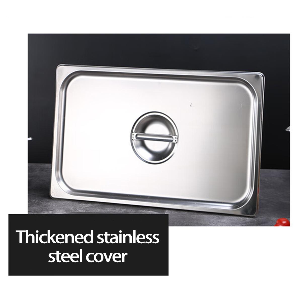 

LIJIA FITMENT LJ201 Гастрономическая емкость из нержавеющей стали с крышкой 1/2 lid