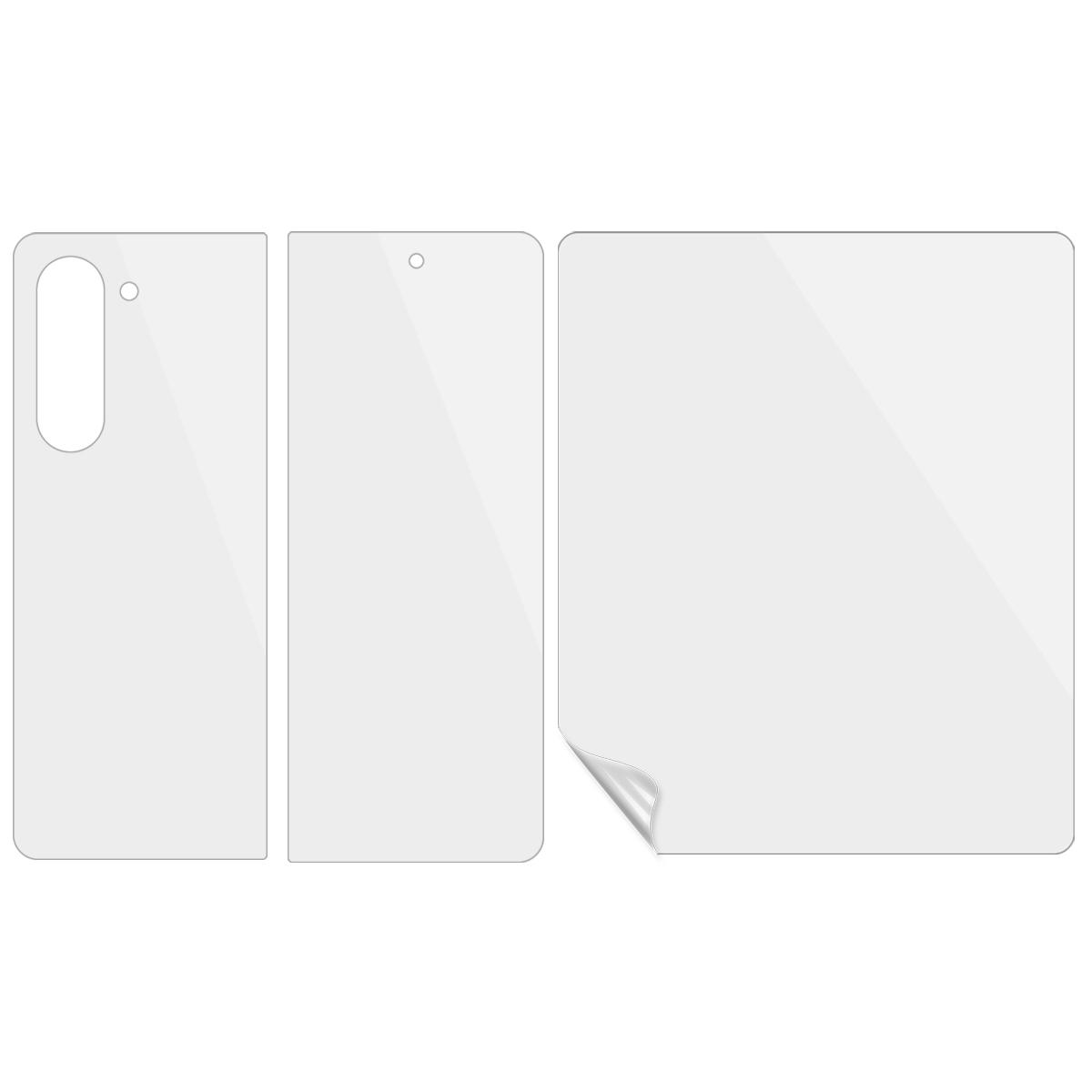 

1 Set Front and Back Hydrogel Film for Samsung Galaxy Z Fold5 5G,TPU+PET Front Screen Protector + Back Cover
