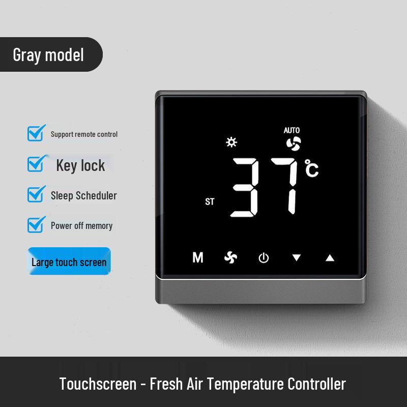 Universal Dual-Speed Exhaust Fan with Remote & LCD Control Panel