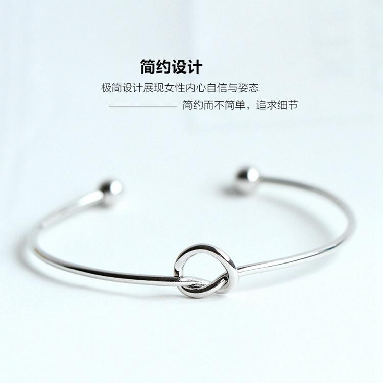 S925 Sterling Silver Bracelet Korean Simple Bracelet Sterling Silver Jewelry