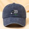 Floral Sheep Funny Graphic Baseball Cap Unisex Adult Casual Cotton Adjustable Headwear