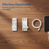 5/10PCS Removable Self-Adhesive Power Strip Fixer Wall Mount Desktop Socket Holder Cable Organizer