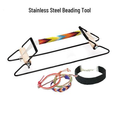 Kinder DIY Edelstahl Perlenwebarmband Werkzeug
