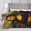 Iconic Mona Lisa Portrait Blankets Boy Girl Flannel Throw Blanket For Living Room Soft Custom Quality Bedspread Present