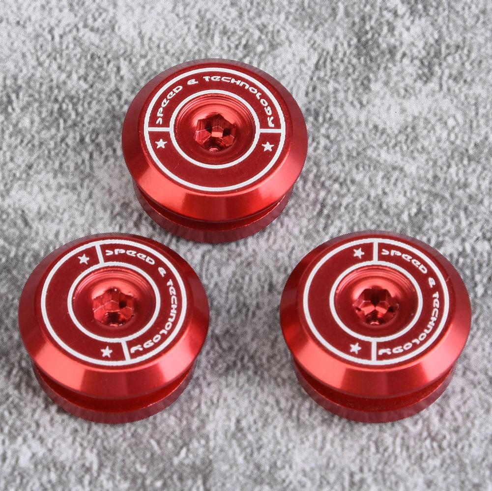 3 Pcs Motorcycle Cleaner Decorative Cover for Xmax300 2017-2018(Red)