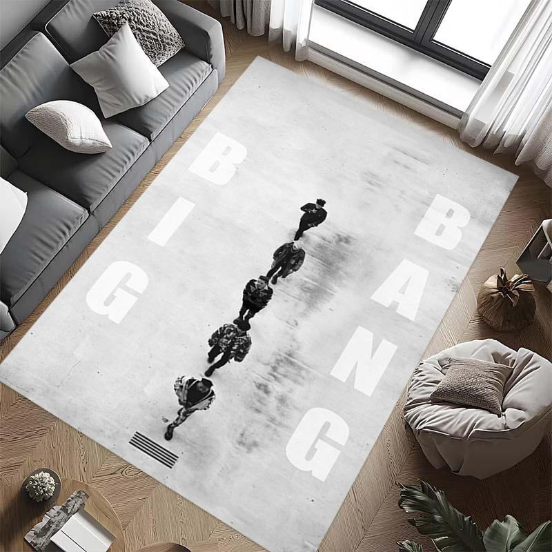 Bold Design: Big Bang Symbolism Carpet Floor Mats Living Room and Bedroom Mats Protective Pad Fashion Room