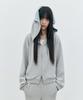 ROWM Soft Contour Hooded Zip-Up (Gray/Mint)