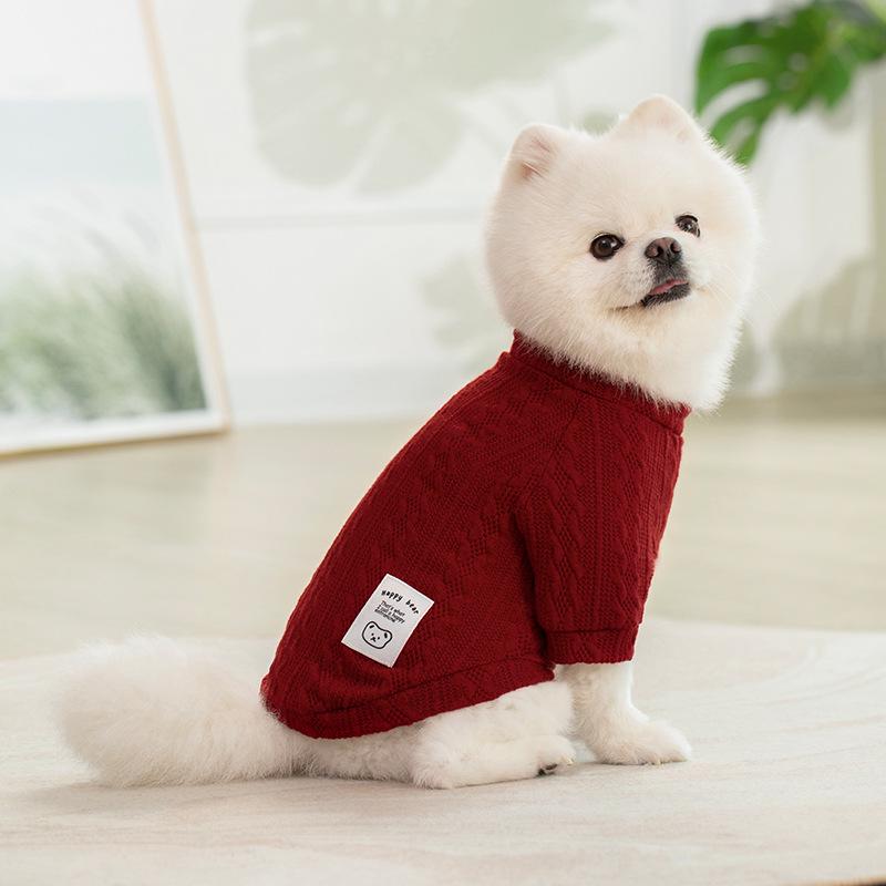 New Autumn/Winter Two-Legged Pet Sweater - Solid Color, Stylish, for Small/Medium Dogs and Cats