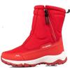 Botas de nieve cálidas de moda para hombre, botas con cremallera para hombre, zapatos para exteriores para hombre, botas altas unisex impermeables de algodón, zapatos de piel gruesa
