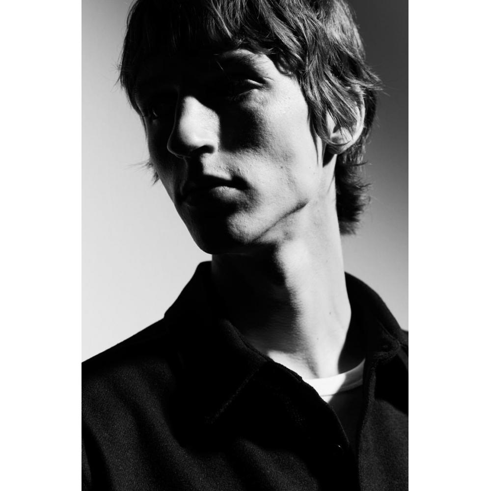 H M Regular Fit Felt oversHirt Black