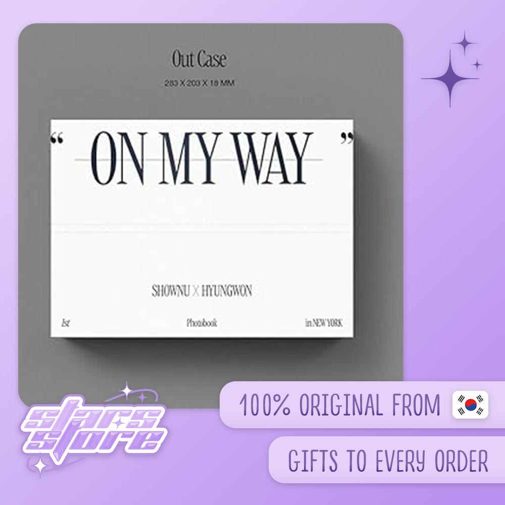 

MONSTA X SHOWNU X HYUNGWON [ON MY WAY] 1-я фотокнига в НЬЮ-ЙОРКЕ ON MY WAY