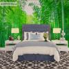 Bamboo Forest Path Wallpaper 3D Bamboo Forest Mural Study Living Room Bedroom Background Wall Home Decoration Mural