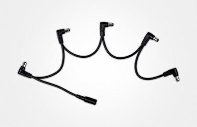 JOYO efektör dal kablosu 5 fiş papatya zinciri kablo fişleri [] çoklu fiş CM-24 (5 (15 cm aralık))