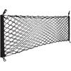 VCiiC Envelope Trunk Cargo Net for Mercedes Benz GLE350, GLE350d, GLE400, GLE63 AMG (16-17) - Black, Stainless Steel Hook, Polyester, 4ft X 3ft