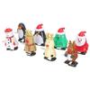 8pcs Novelty Christmas Wind Up Toys Kids Party Clockwork Toys Wind-up Toys Kids Playthings