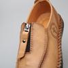 Herren Leder Sneaker Slipper Freizeitschuhe Handgefertigt Loafer Mokassins Atmungsaktive Flats Werkzeugschuhe Übergröße 39-48