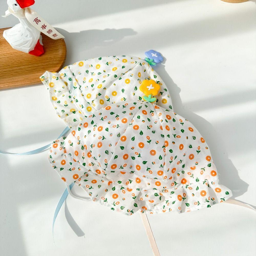 Thin Cotton Adjustable Baby Fisherman Hat Cute Thin Baby Hat Adjustable Baby Fisherman Hat