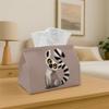 1pc Cute Animal Tissue Box, Lemur Creative Home Living Room Storage, -Friendly Minimalist Color Tissue Box, Napkin Dispenser