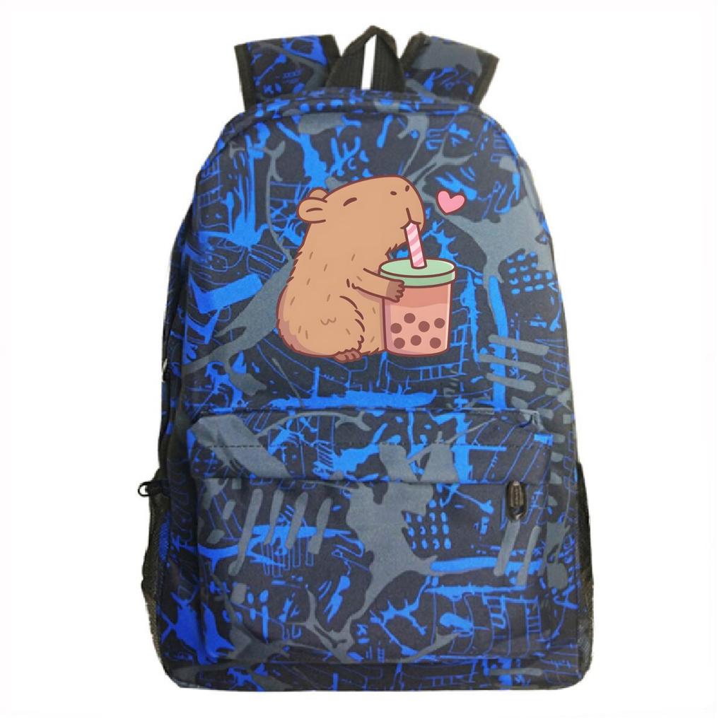 Süßer Rucksack mit Aufdruck von Peripheriegeräten Studentenschulranzen Freizeit-Reise-Rucksack mit großem Fassungsvermögen